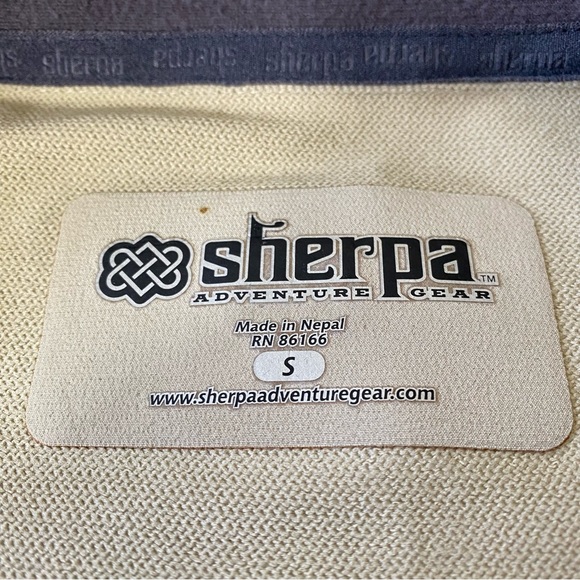 Sherpa Adventure Gear Jacket Beige Nepal Mens Full Zip Outdoors Tactel 3 Pockets - Picture 3 of 9